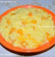 пшенная каша с тыквой в мультиварке